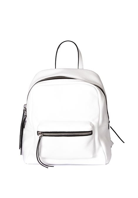 White ischia backpack PK BY PASKAL | ZAINO ISCHIAPELLE-BIANCO